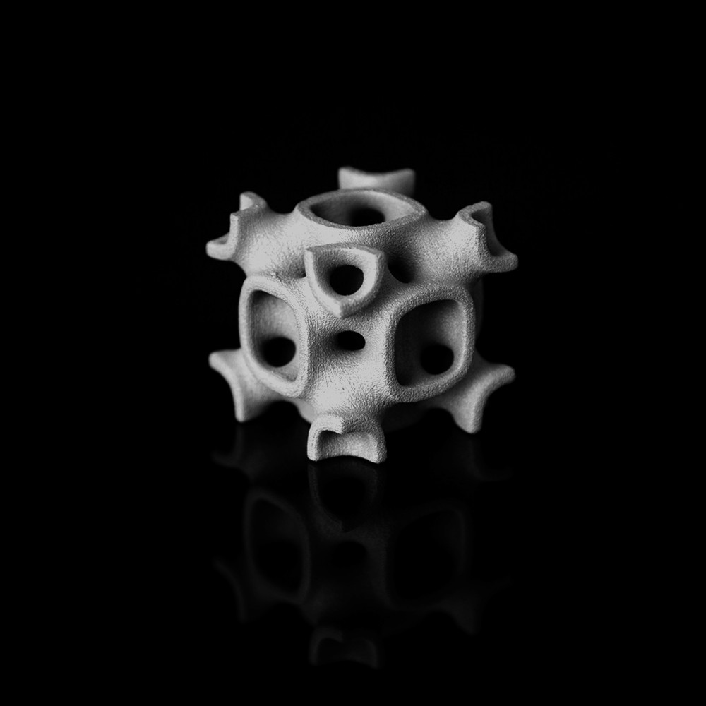 Metal part produced with Sinterjet M60, sample 5