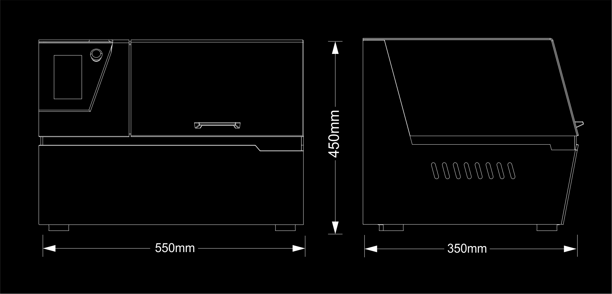 Sinterjet M60 printer dimensions